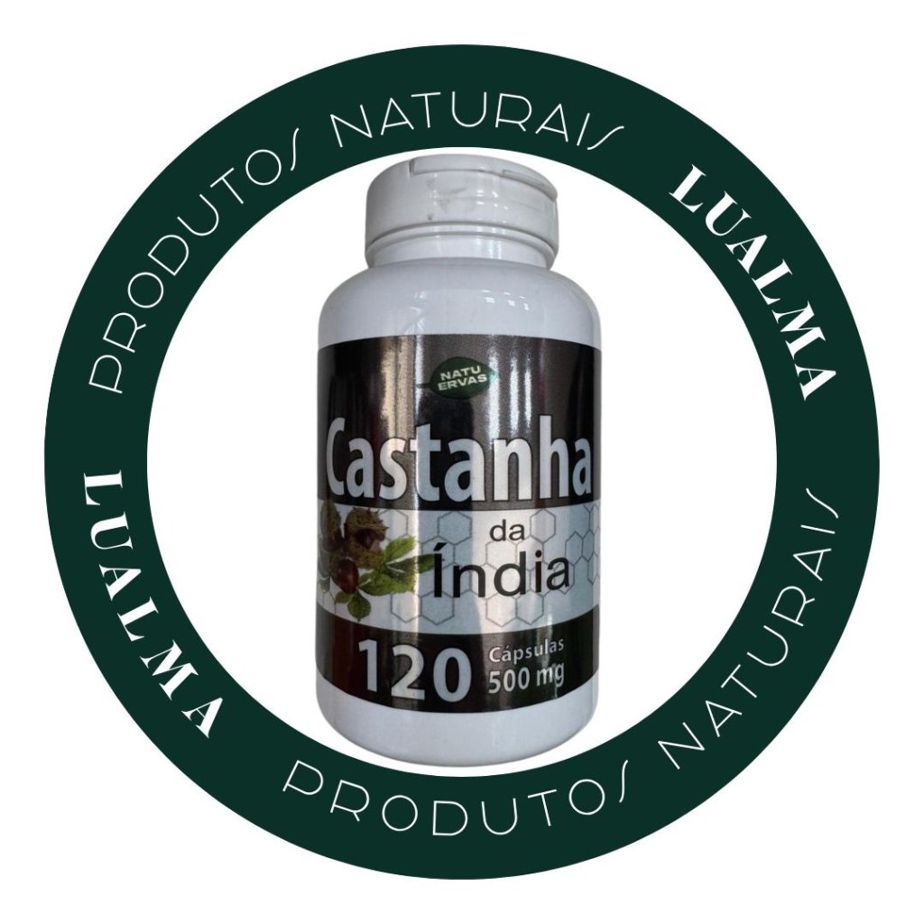 CASTANHA DA ÍNDIA 120CAPS 500MG NATU ERVAS