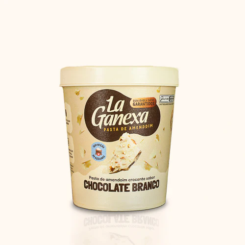 PASTA DE AMENDOIM SABOR CHOCOLATE BRANCO 450g