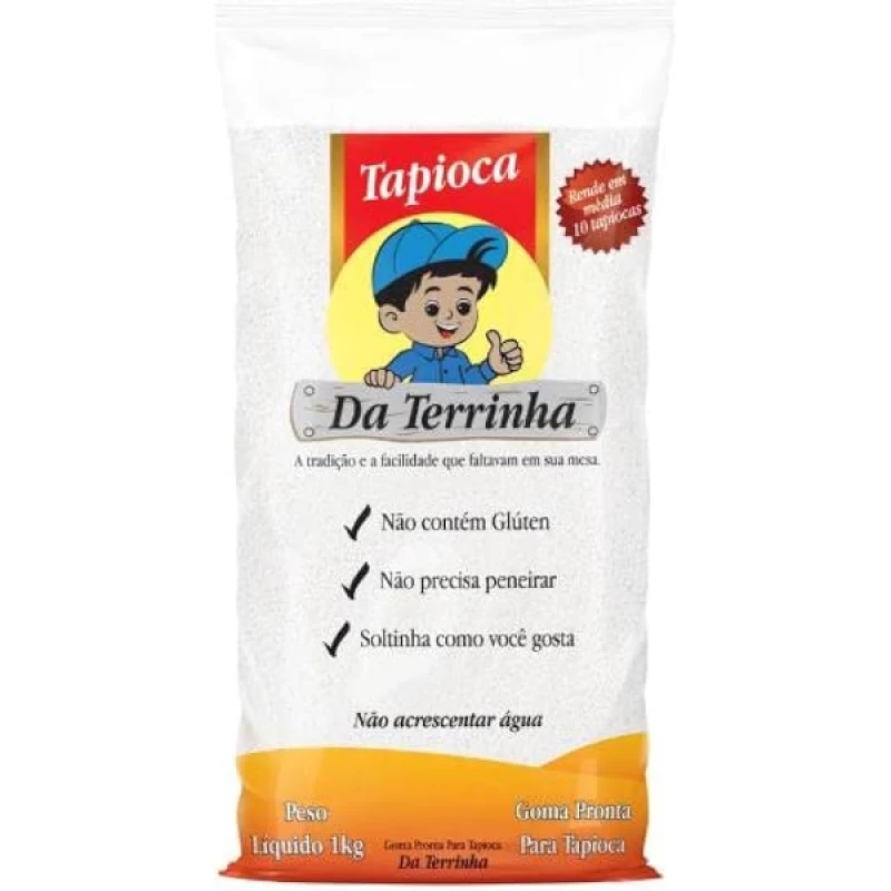 GOMA DE TAPIOCA PRONTA TERRINHA 1kg
