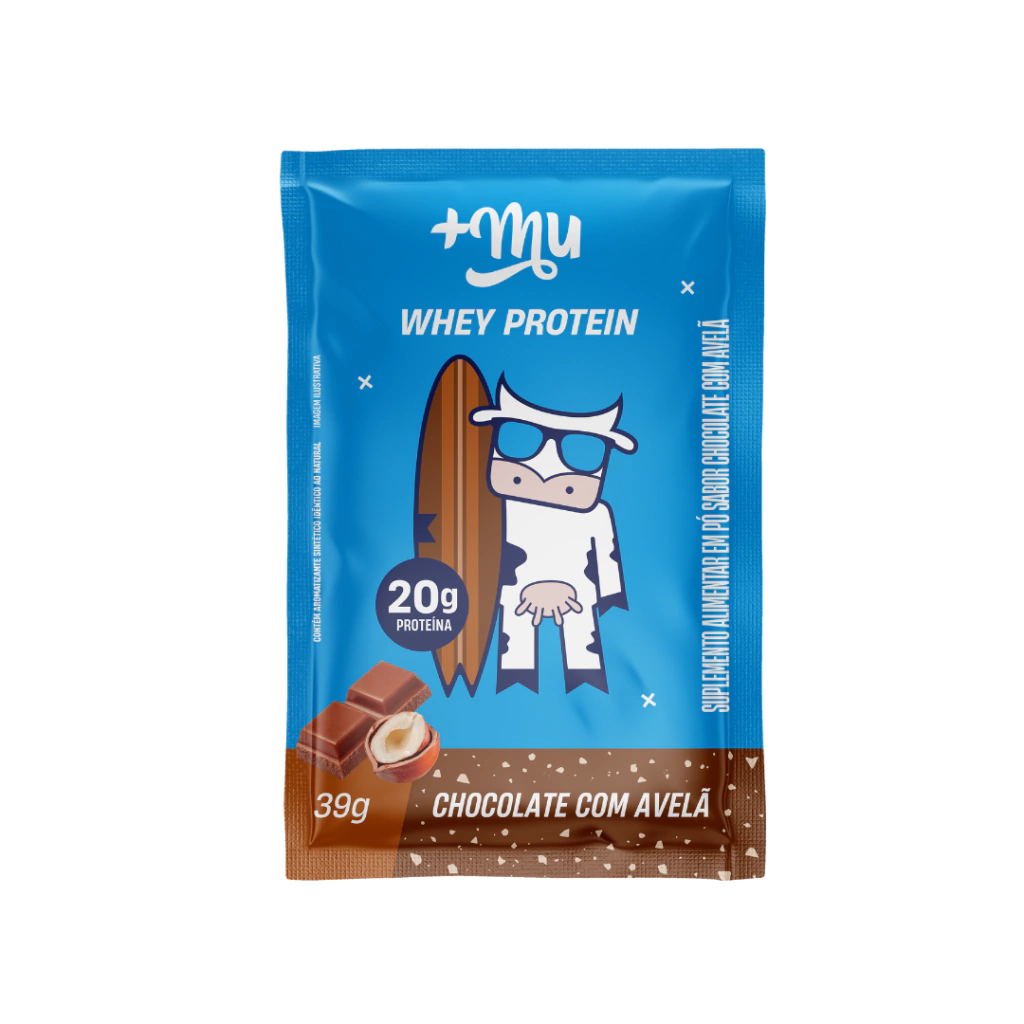 MAIS MU SACHE WHEY PROTEIN CHOCOLATE COM AVELA 37G