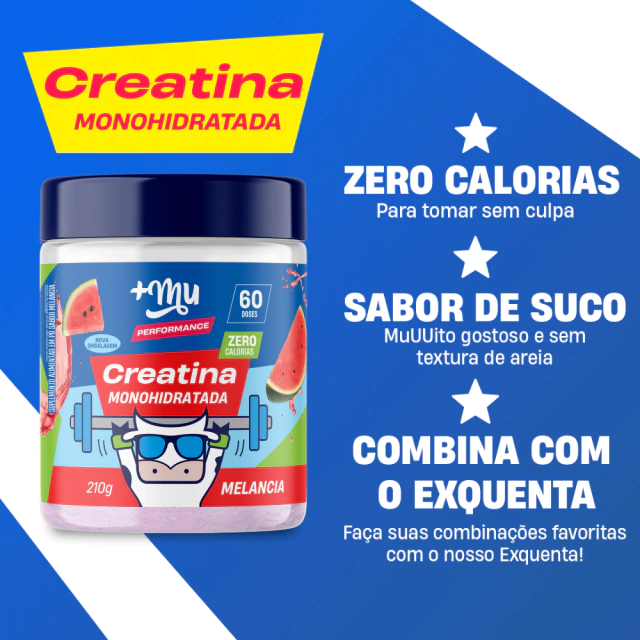 MAIS MU CREATINA SABOR MELANCIA 210G