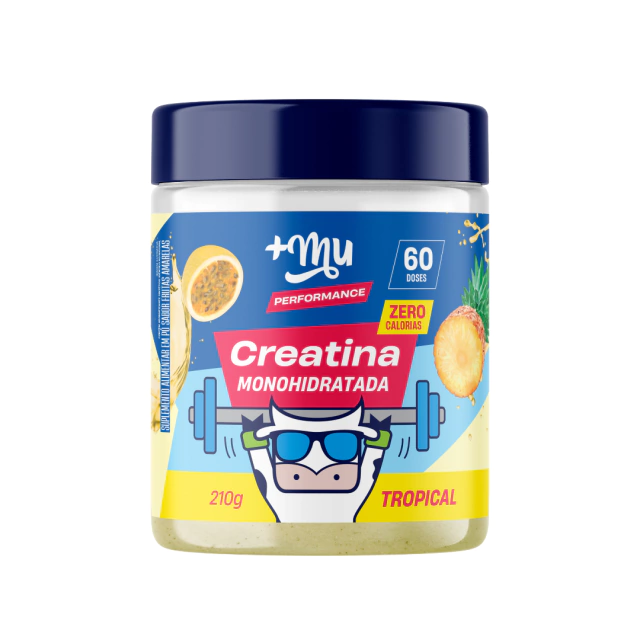 MAIS MU CREATINA SABOR TROPICAL 210G