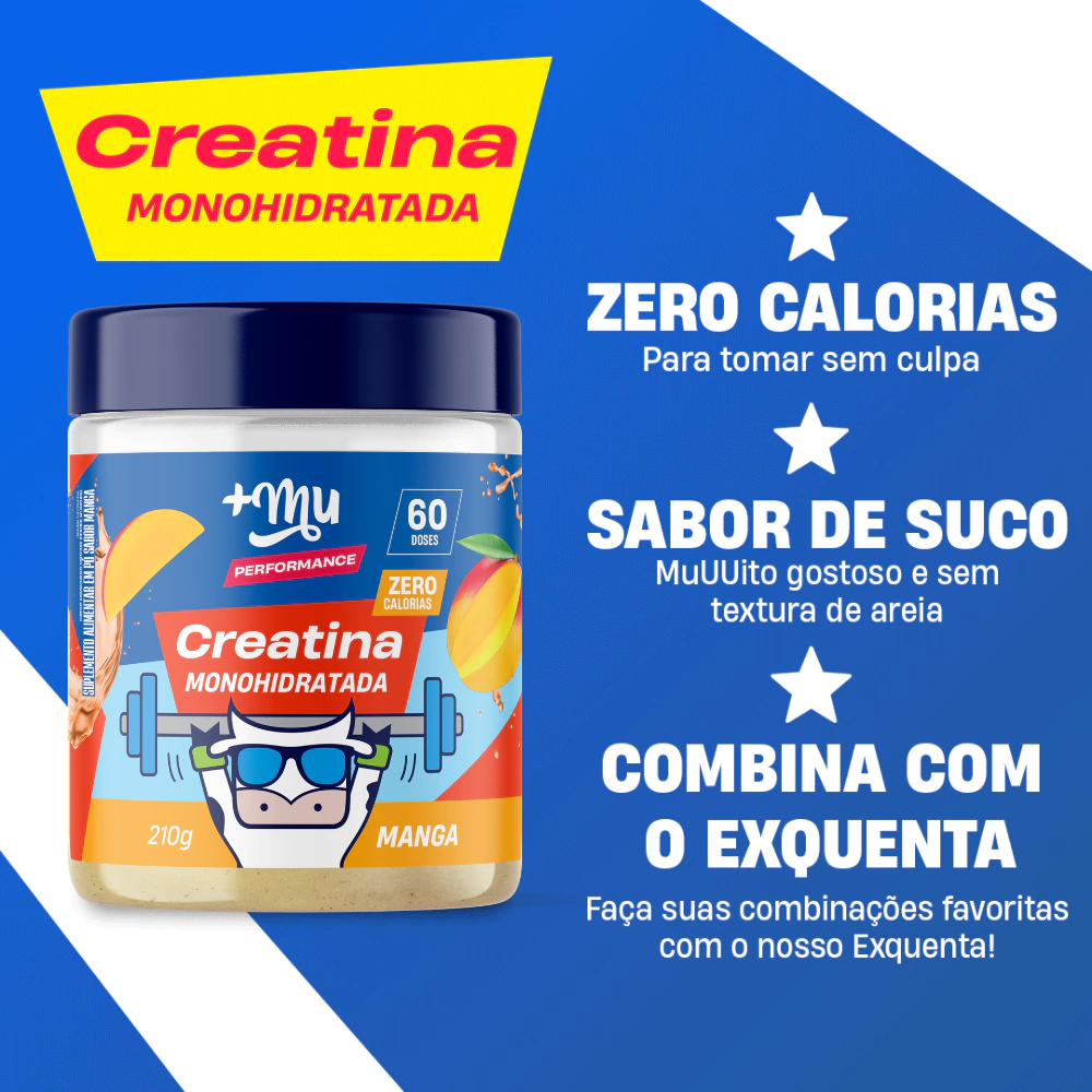 MAIS MU CREATINA SABOR MANGA 210G