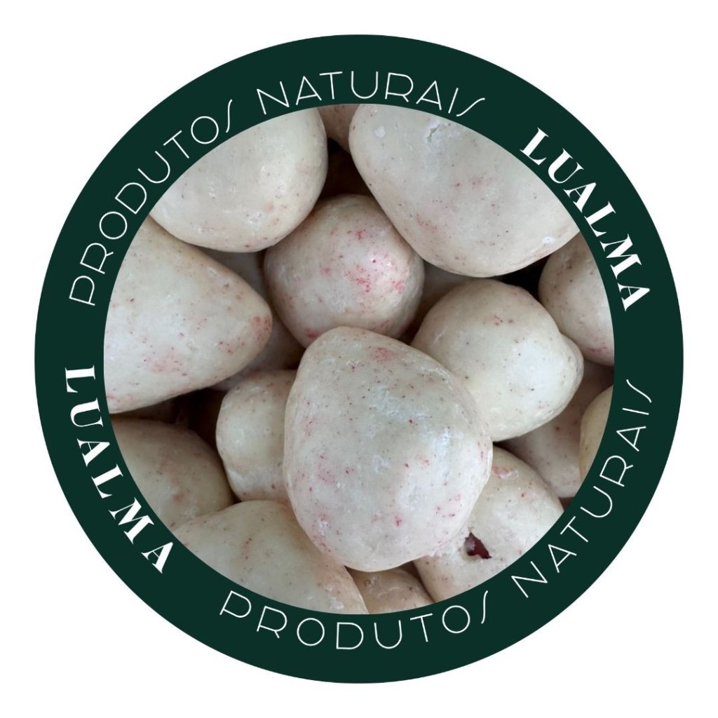 DRAGEADO DE MORANGO BRANCO ZERO AÇUCAR (100g)