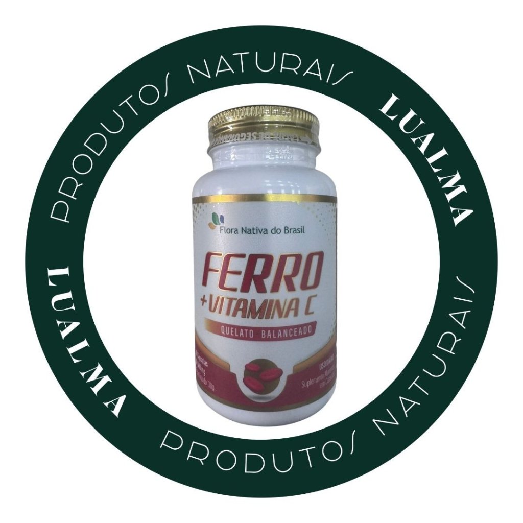 FERRO + VITAMINA C FLORA NATIVA DO BRASIL 60CAPS 