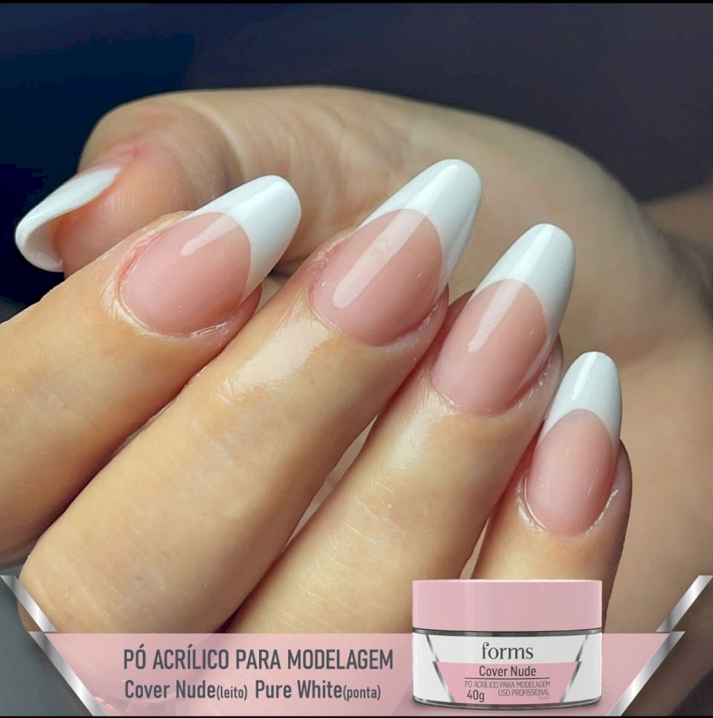 Pó acrílico forms cover nude