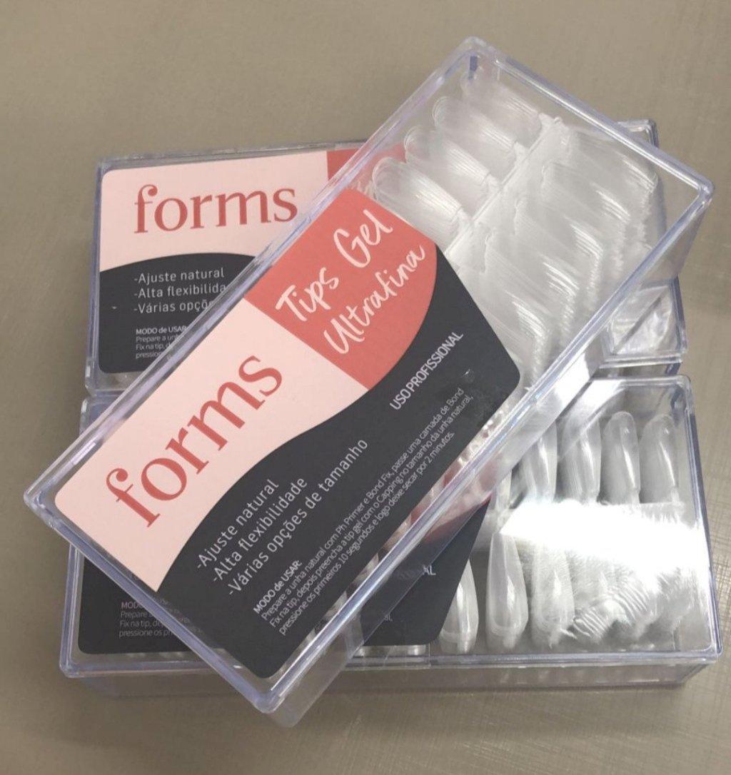 unha soft gel bailarina forms