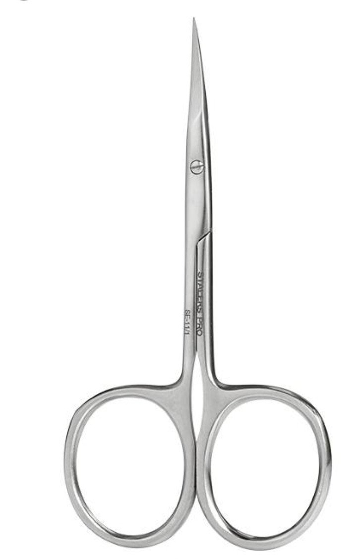 Tesoura de Cutícula Staleks Pro - SE-11/1 - Para Canhotos - Série Expert 11