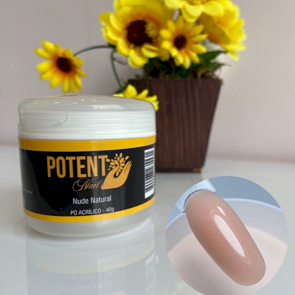 Po acrílico potent nude natural