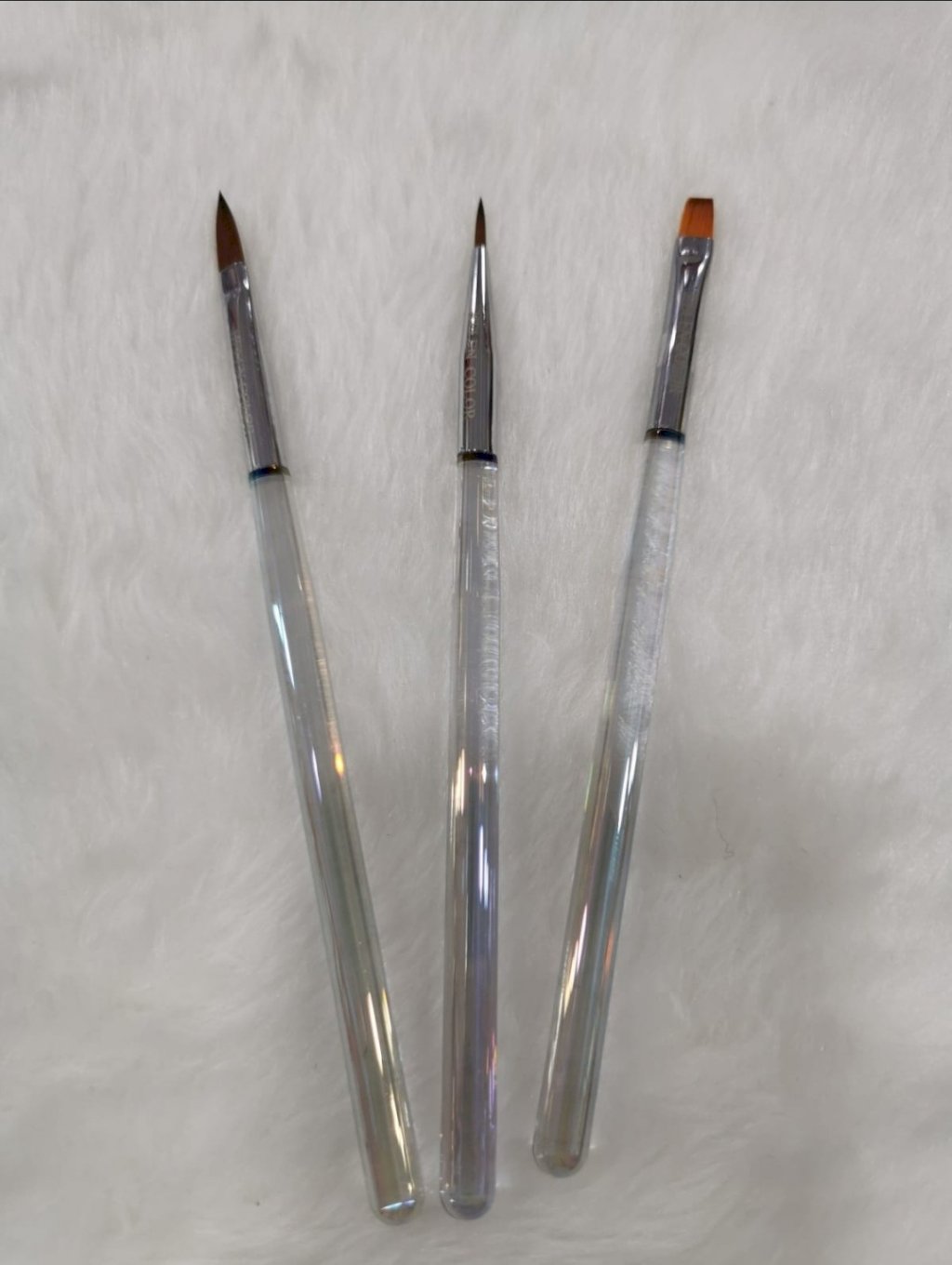 Kit 3 pincéis helen transparente