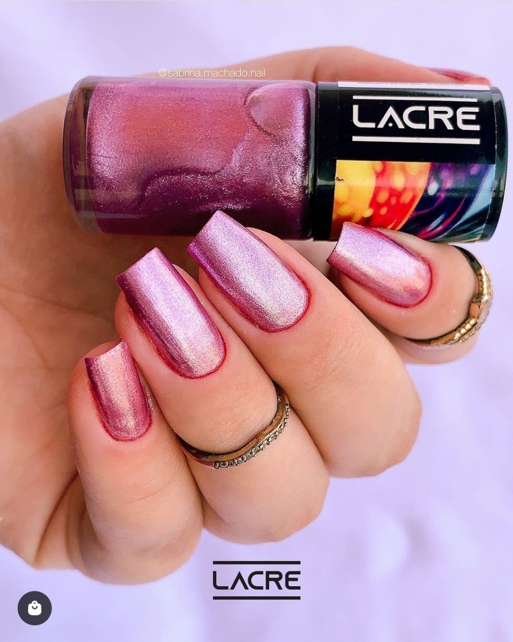 Esmalte lacre já beijei três 