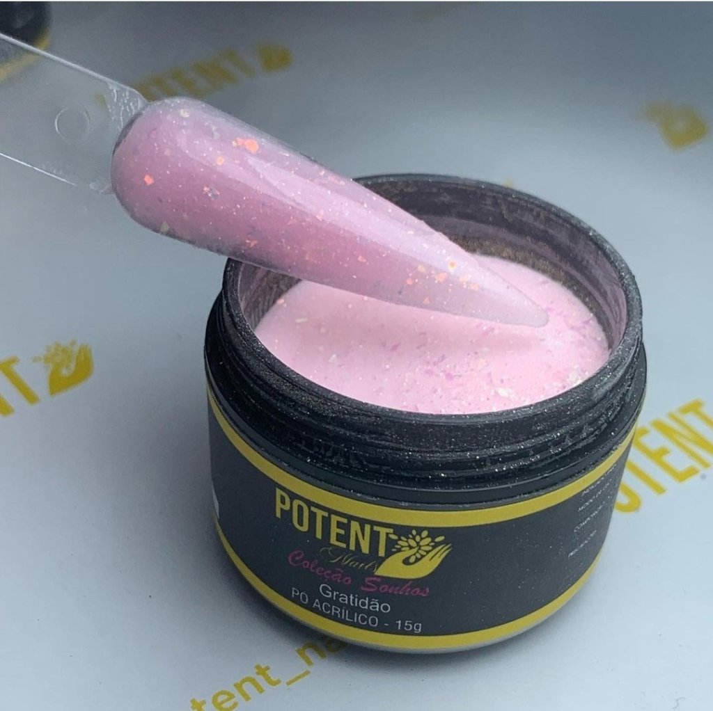 Po acrílico potent gratidão 