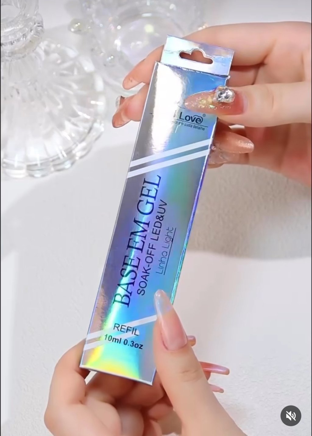 Refil de base em gel real love 