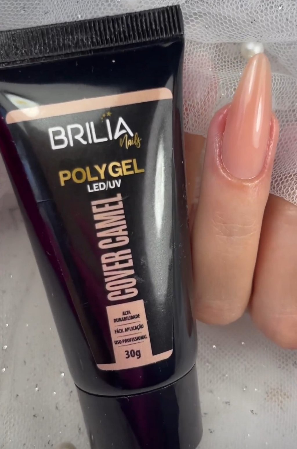 Poligel brilia cover camel