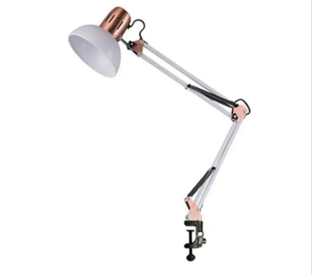 Luminária branca/dourado