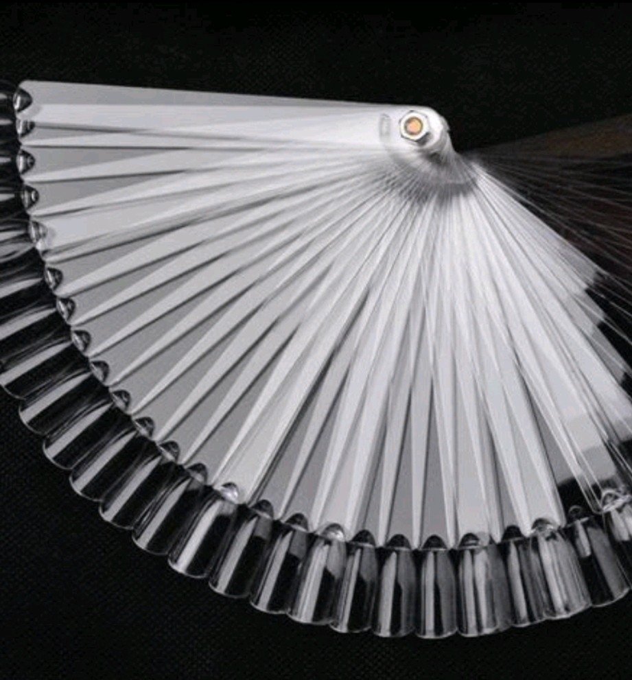 Mostruário de esmaltes quadrado transparente 