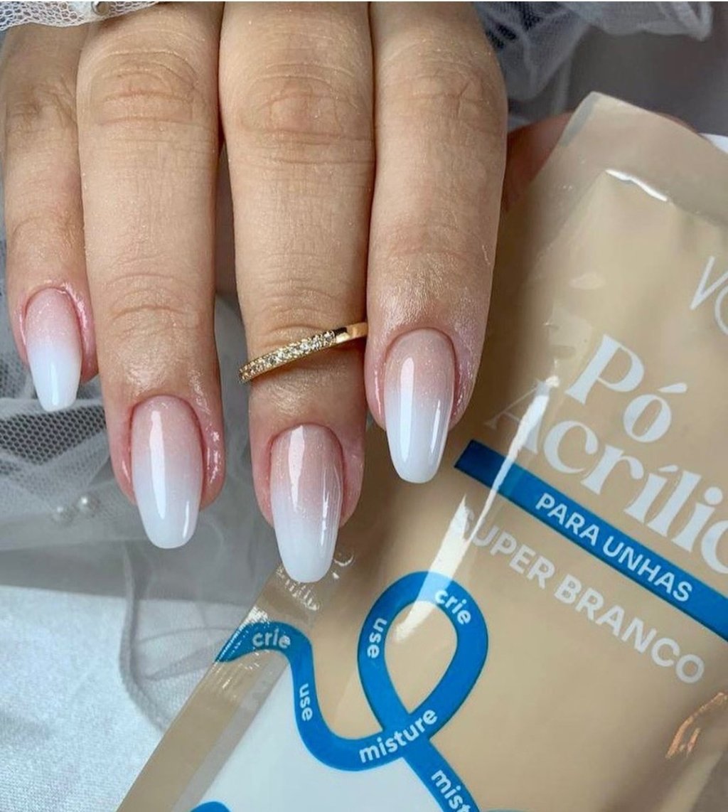 pó acrilico volia super branco