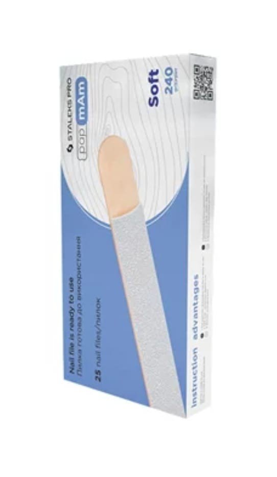 25 lixa refil de inserção + 25 base de madeira staleks