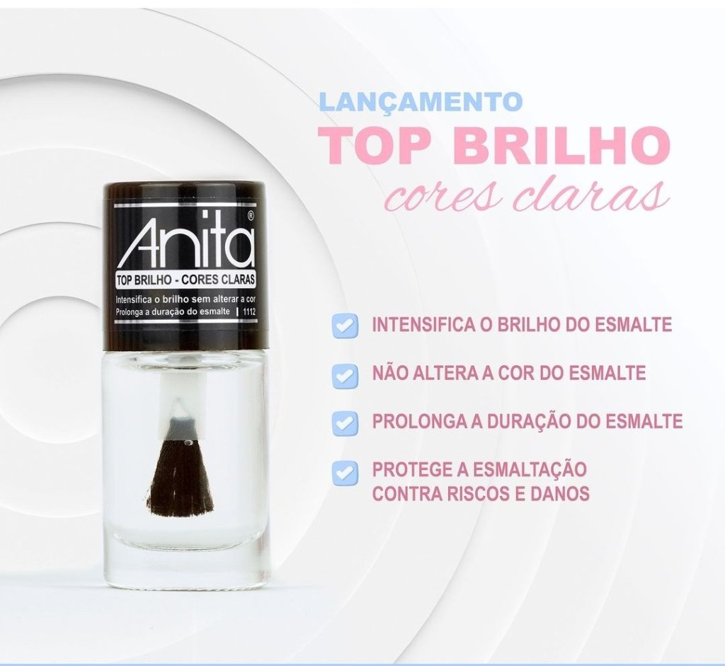 Anita top coat cores claras