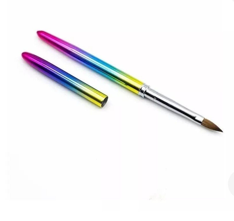 Pincel acrílico hellen colorido 