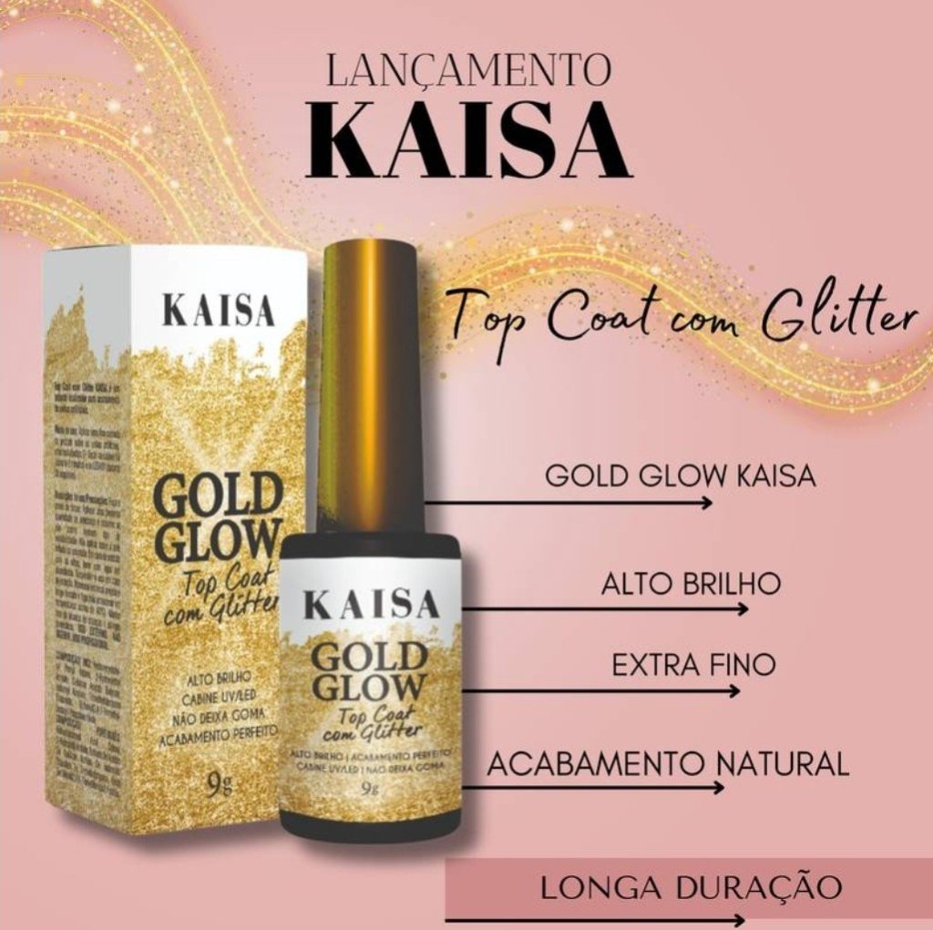 Top coat kaisa gold ( dourado)