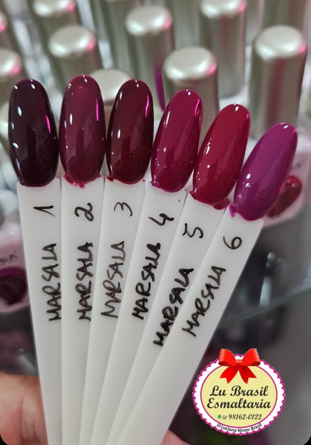 Coleção kaisa marsala