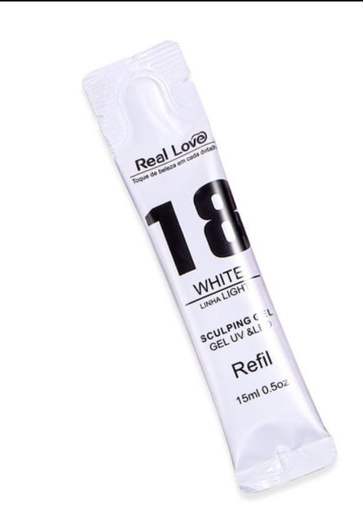 Refil de gel real love 18 White 