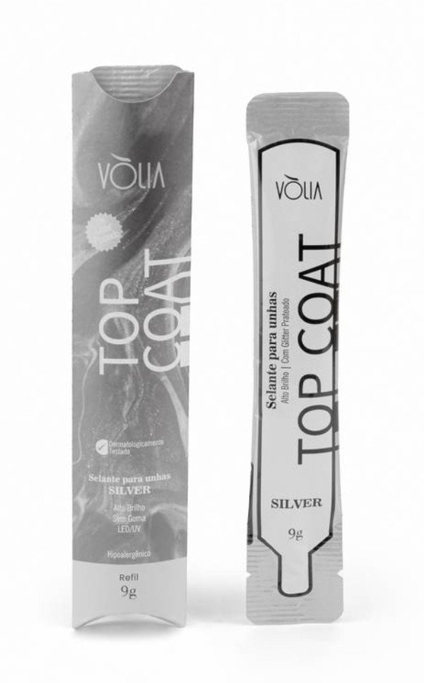 Refil top coat volia silver