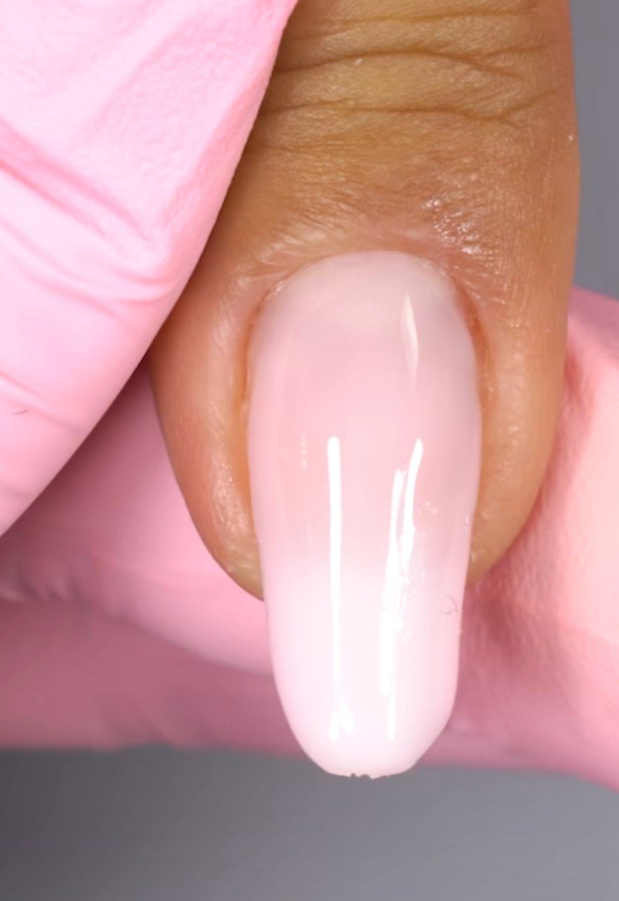 Gel insignia soft pink nails 21