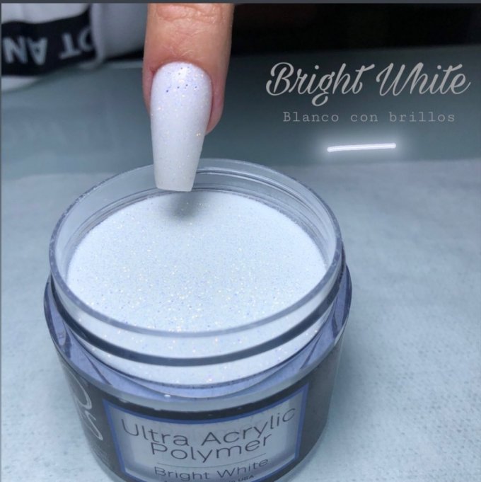 Pó acrílico bright white tones 