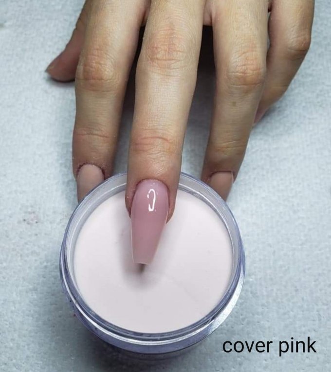 Pó acrílico cover pink tones 