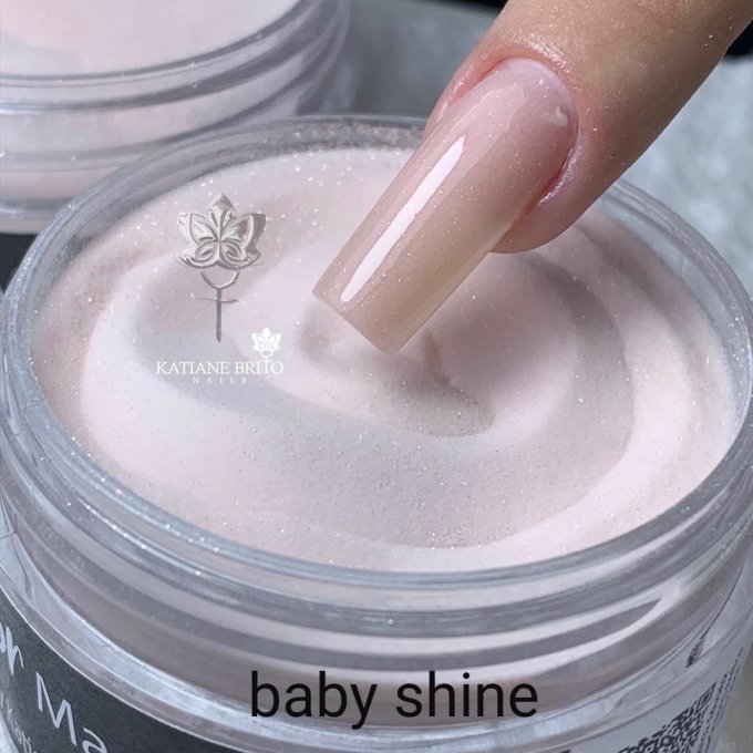Pó acrílico baby shine adore