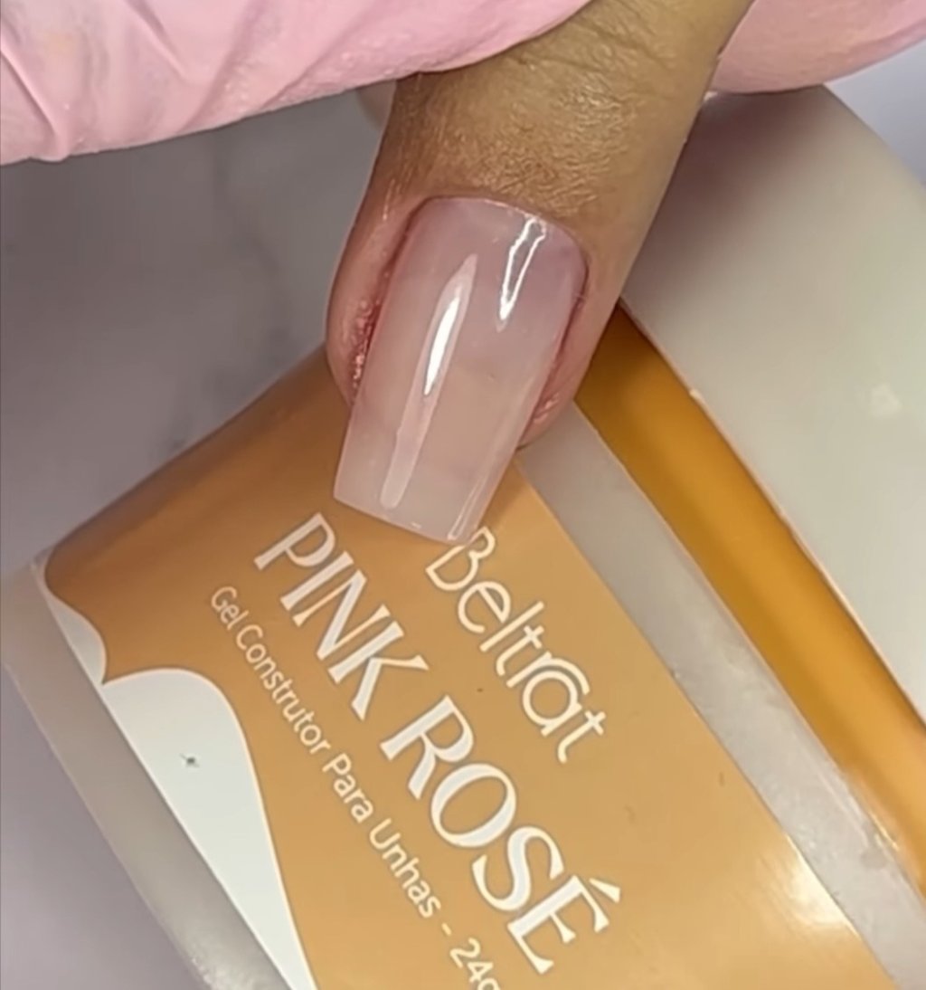 Gel mousse construtor beltrat pink rosê