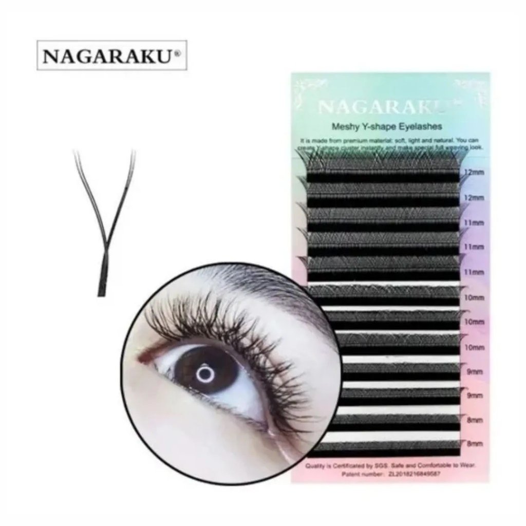 cilios Nagaraku Brasileiro Y 0.07D mix 8-12mm