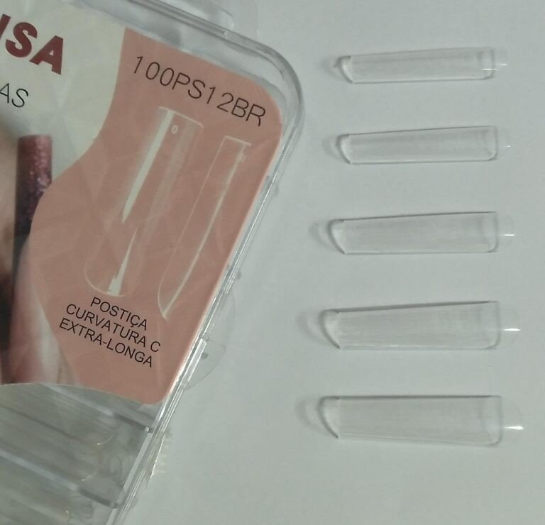 Postiça Curvatura C extra longa Transparente