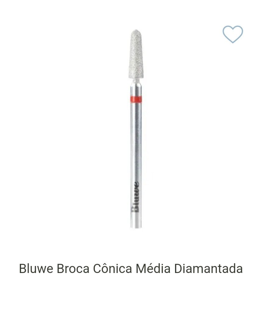 Broca bluwe conica média diamantada 