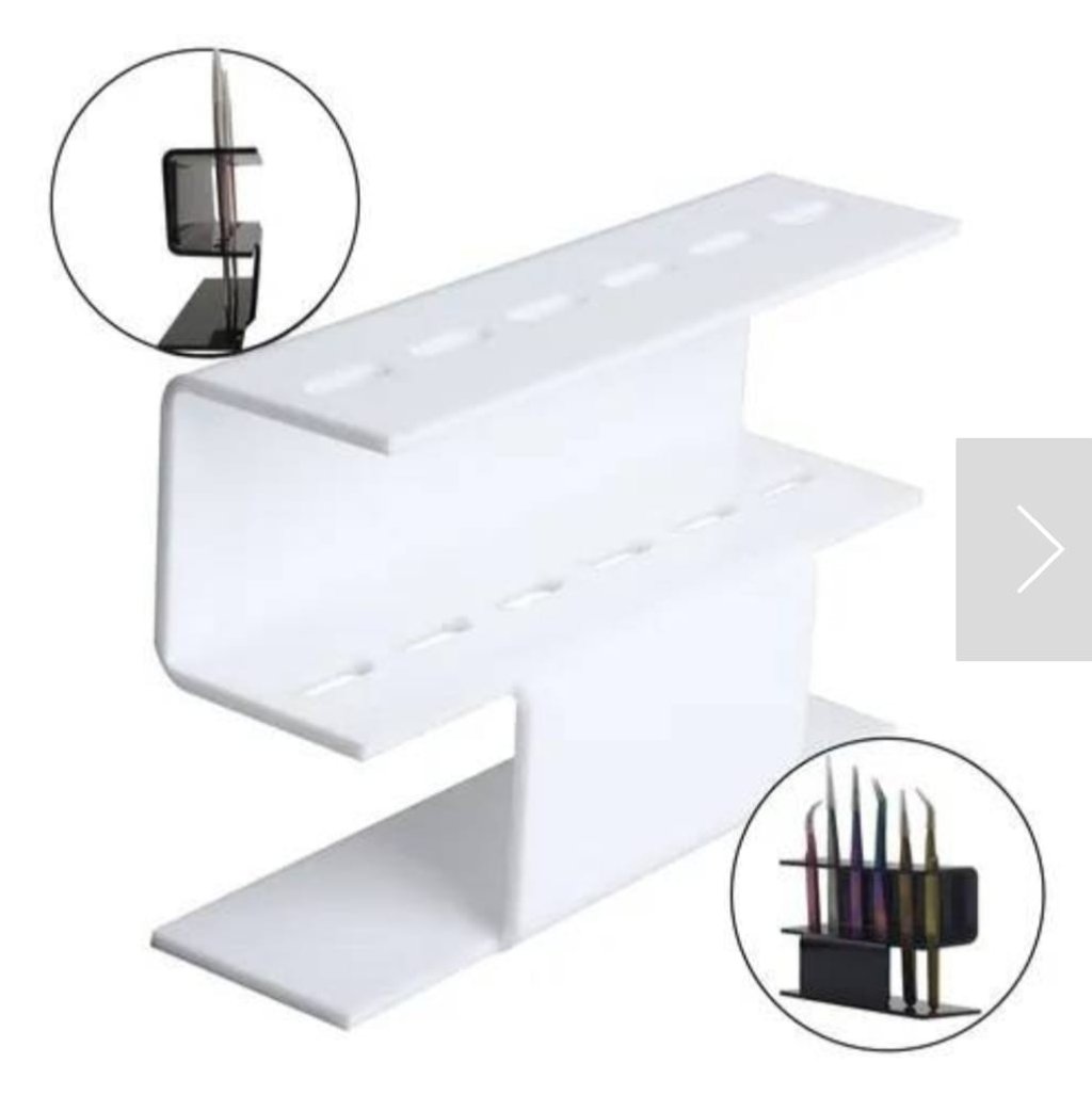 porta pinça acrílico 