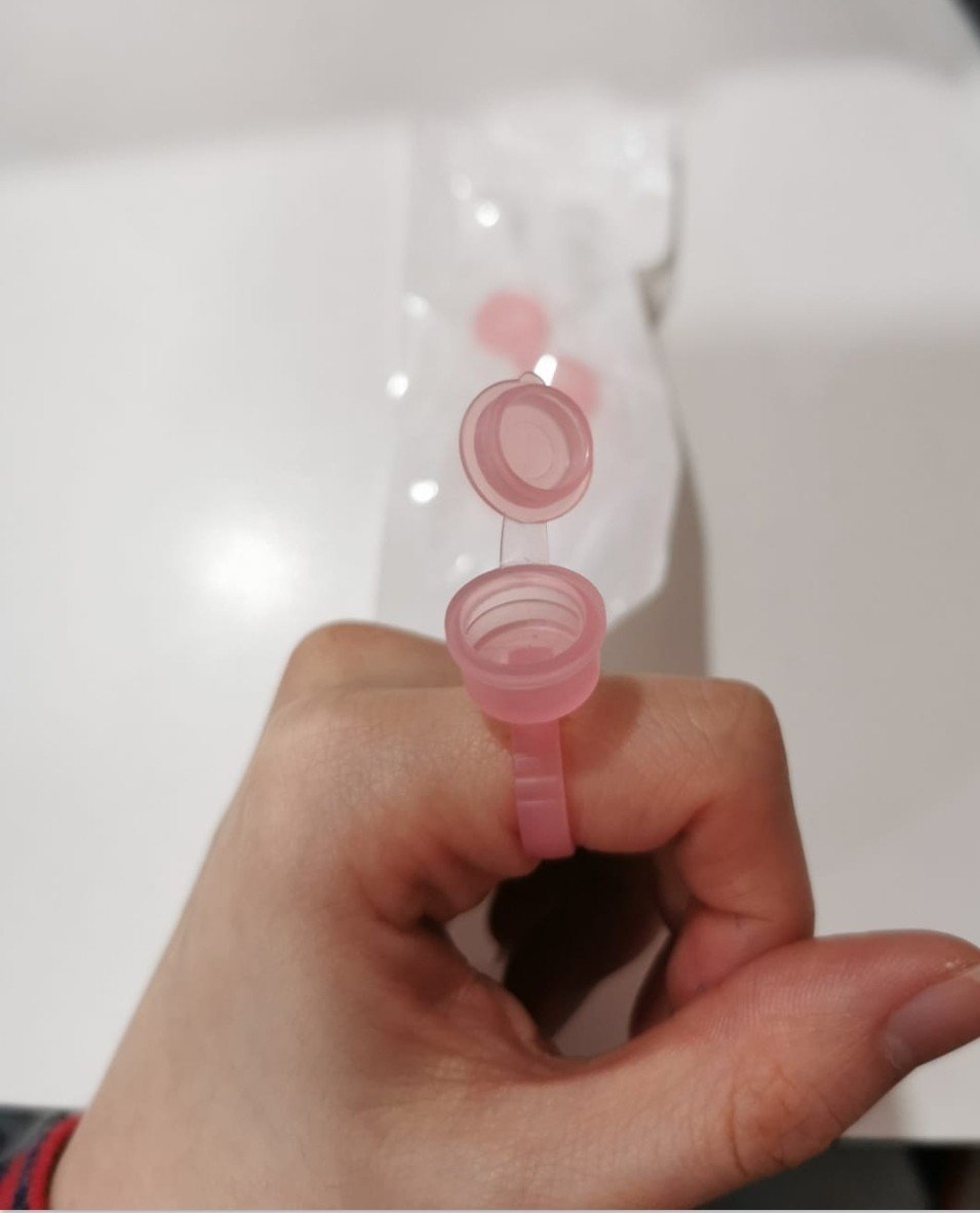 Anel batoque com tampa