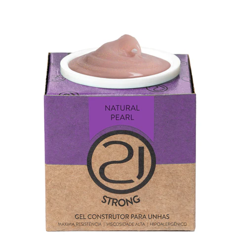 Ecoline Strong Gel natural pearl nails 21