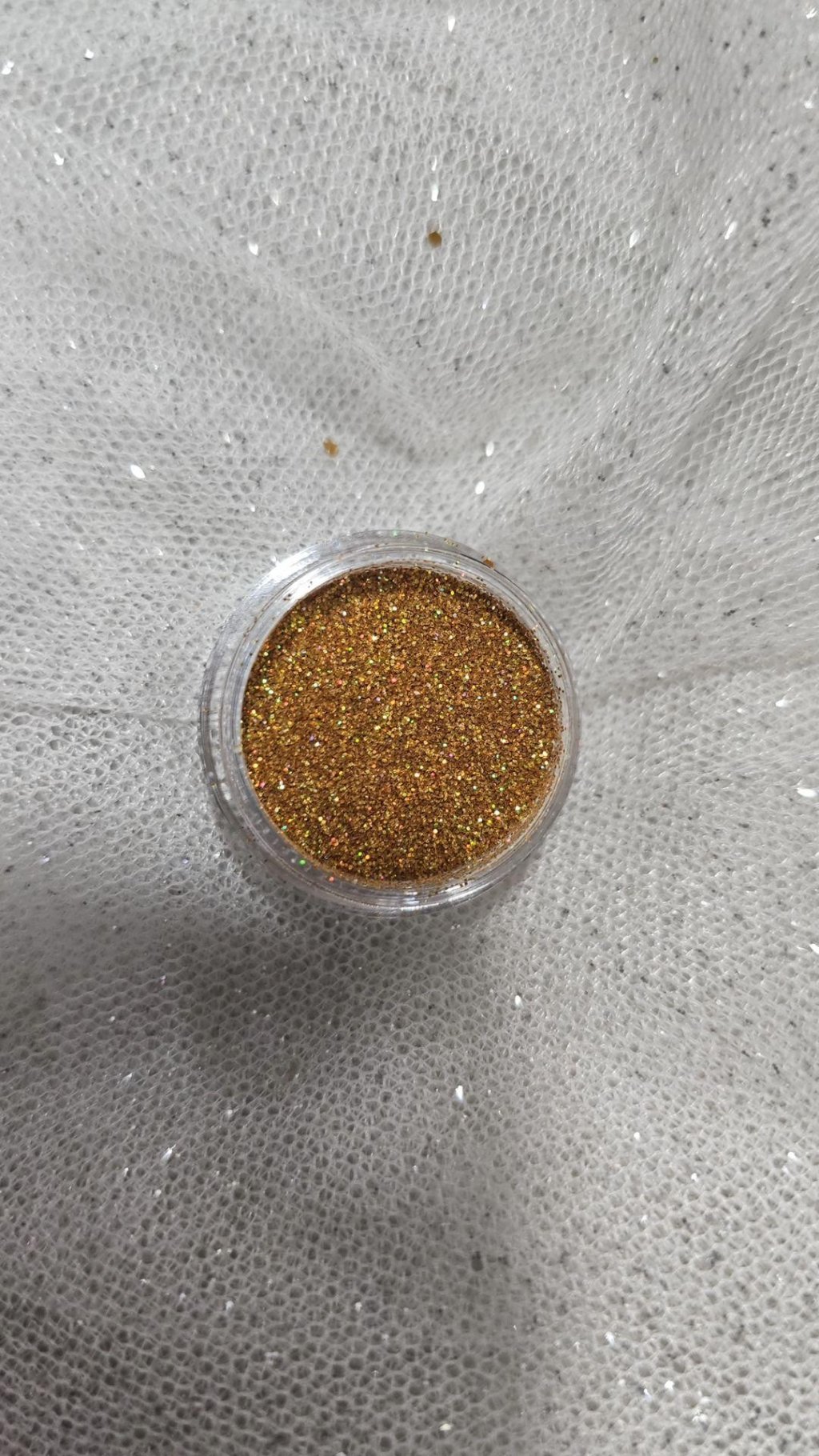 Gliter fino dourado furtacor