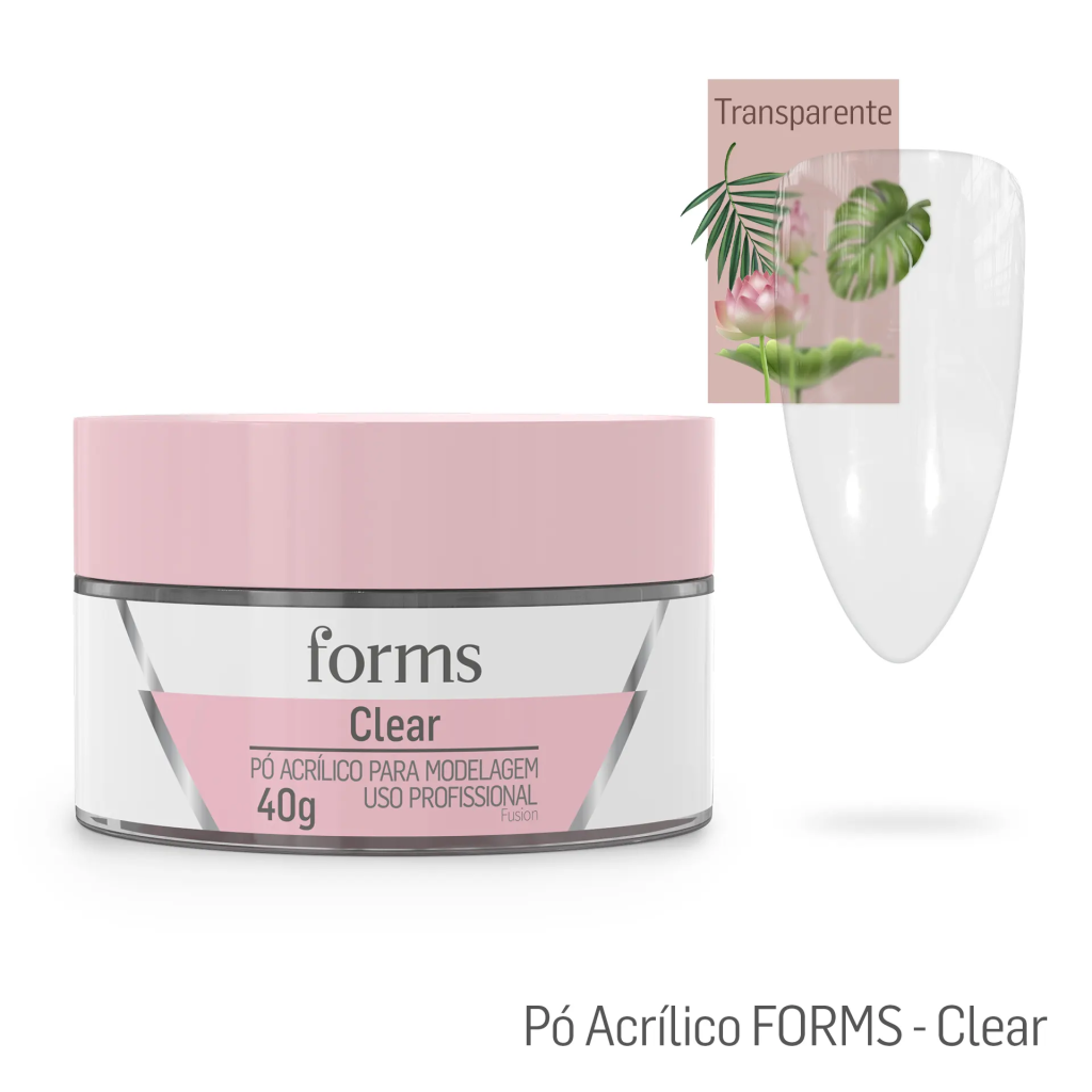 po acrilico clear forms