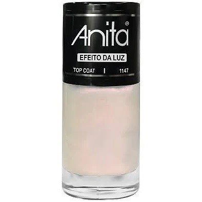 Anita top coat efeito da luz