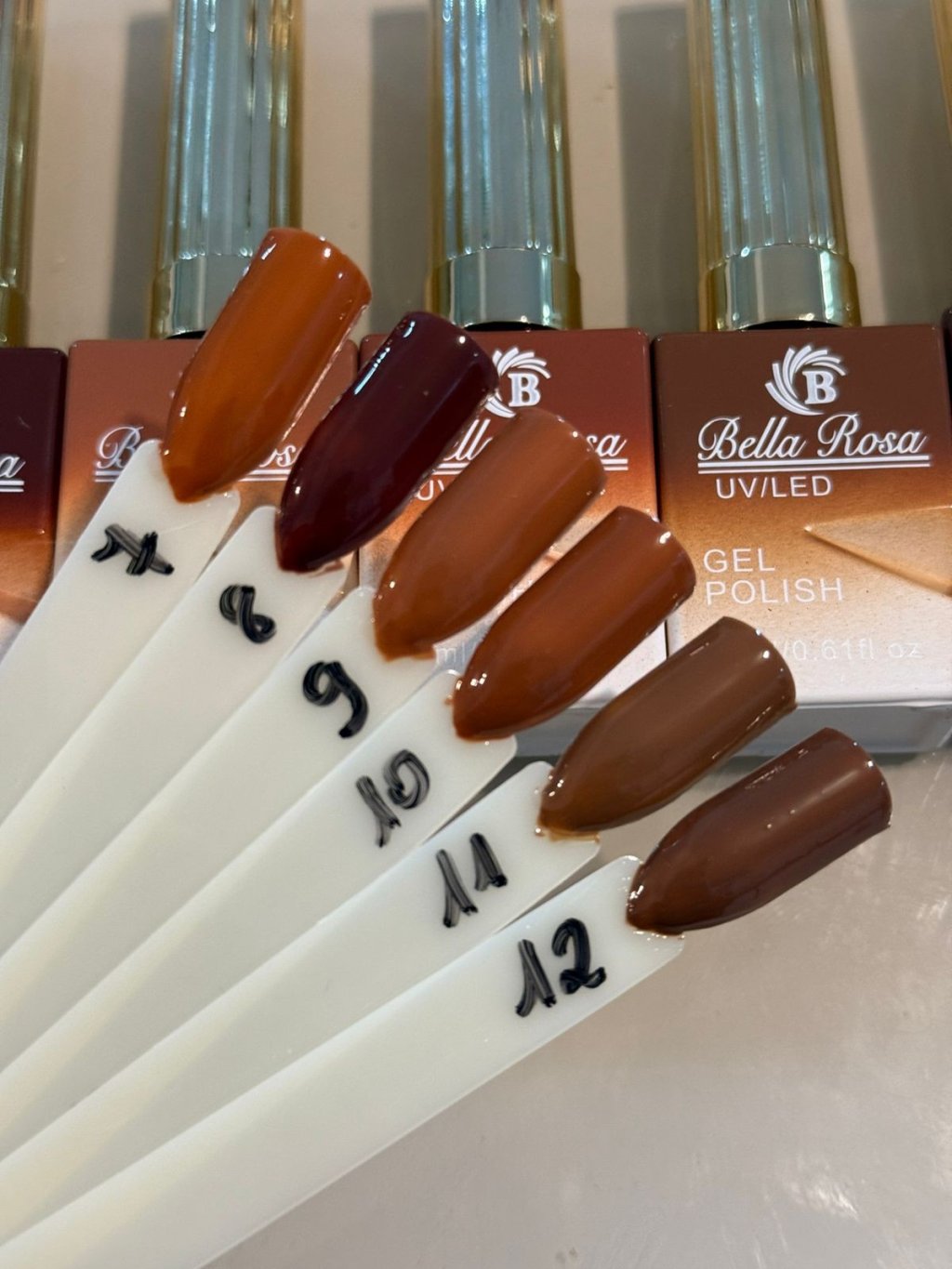 Esmalte bella rosa marrons 
