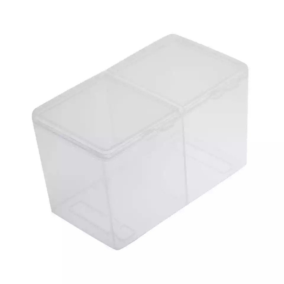 Porta algodão prensado transparente