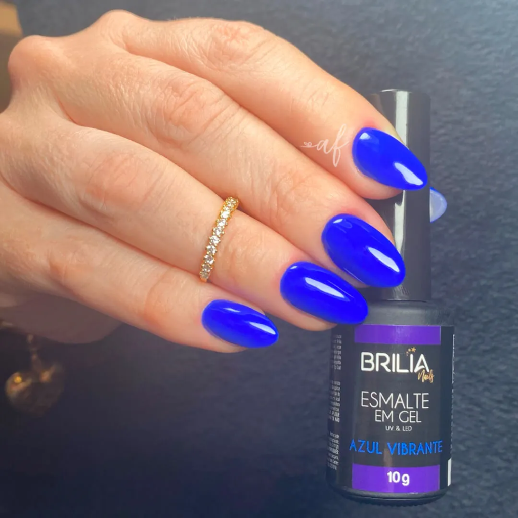 esmalte brilia azul vibrante