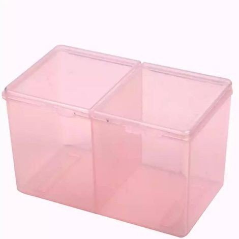 porta algodao prensado rosa