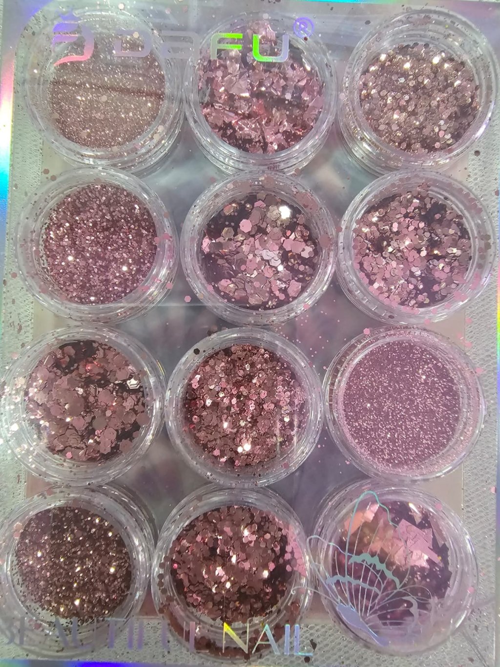 KIT GLITER ROSE DAFU