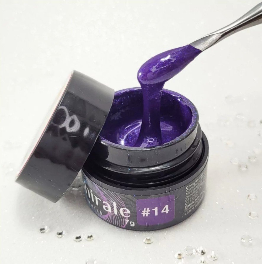 Gel painting 14 sphirale 