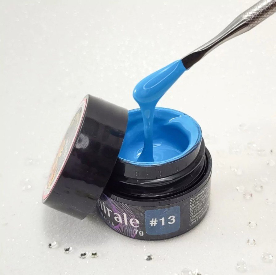 Gel painting 13 sphirale 