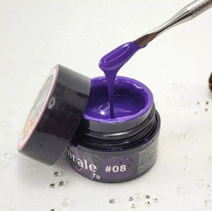 Gel painting 8 sphirale 